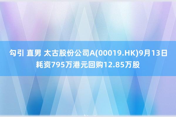 勾引 直男 太古股份公司A(00019.HK)9月13日耗资795万港元回购12.85万股