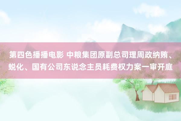 第四色播播电影 中粮集团原副总司理周政纳贿、蜕化、国有公司东说念主员耗费权力案一审开庭