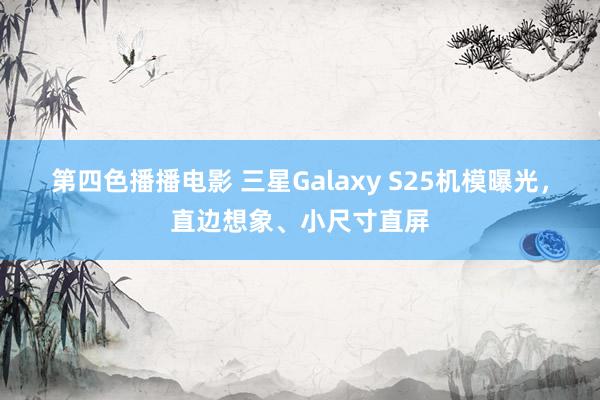 第四色播播电影 三星Galaxy S25机模曝光，直边想象、小尺寸直屏