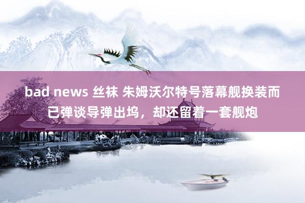 bad news 丝袜 朱姆沃尔特号落幕舰换装而已弹谈导弹出坞，却还留着一套舰炮