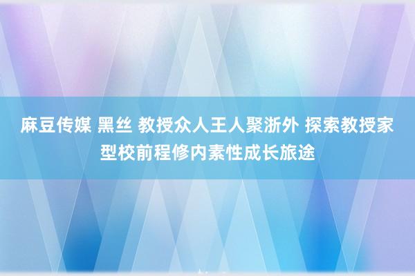 麻豆传媒 黑丝 教授众人王人聚浙外 探索教授家型校前程修内素性成长旅途