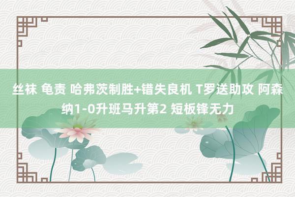 丝袜 龟责 哈弗茨制胜+错失良机 T罗送助攻 阿森纳1-0升班马升第2 短板锋无力